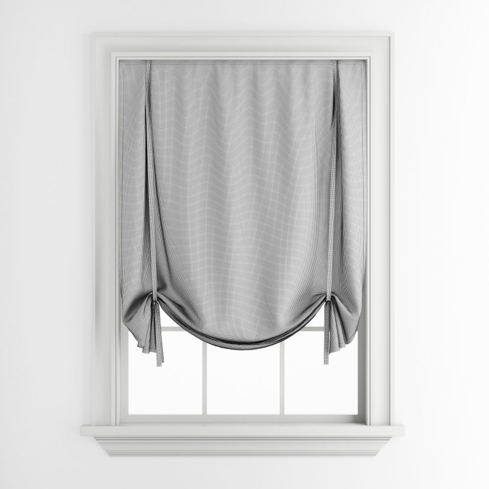 Roman blinds 27 3D model_3