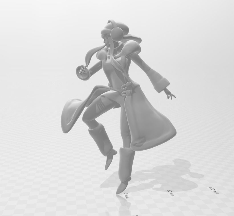 Snow day Syndra 3D Model 3D print model_2
