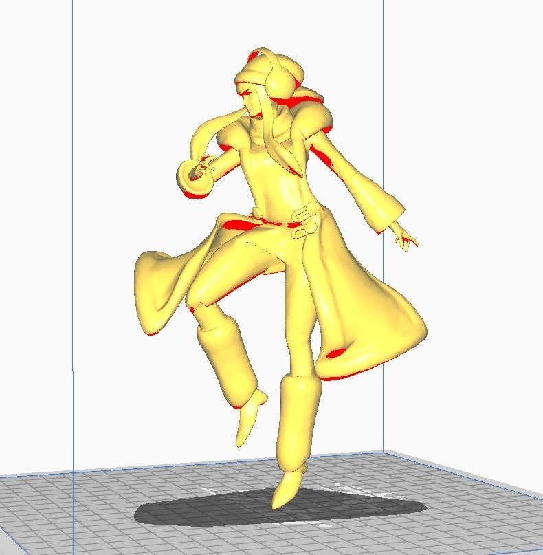 Snow day Syndra 3D Model 3D print model_1
