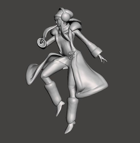 Snow day Syndra 3D Model 3D print model
