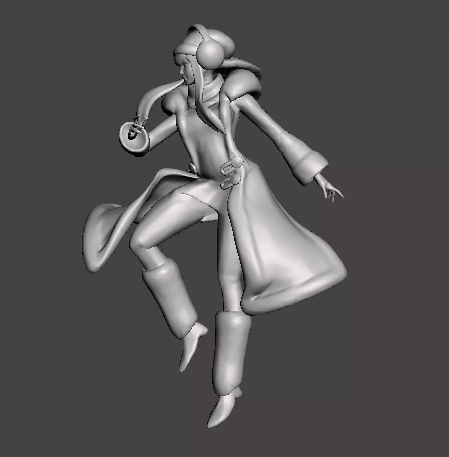Snow day Syndra 3D Model 3D print model_0