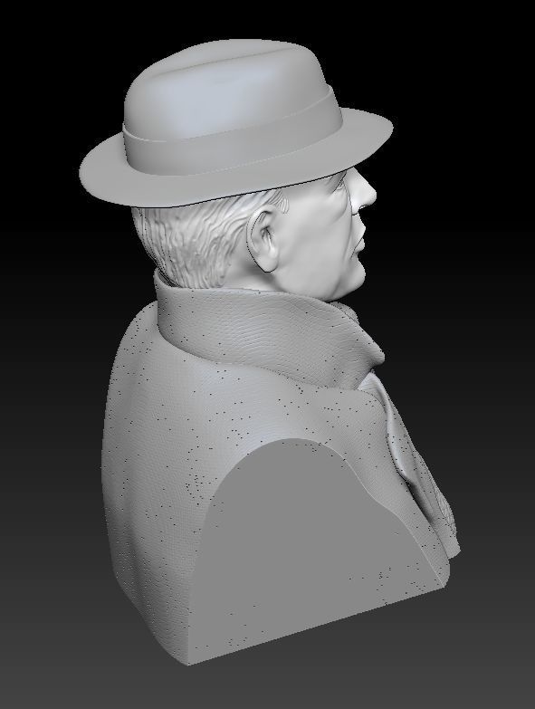 Erich Maria Remarque 3D print model_6