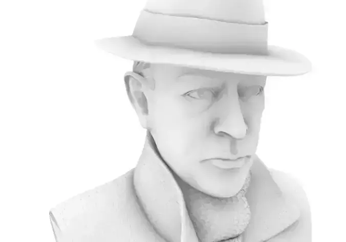 Erich Maria Remarque 3D print model