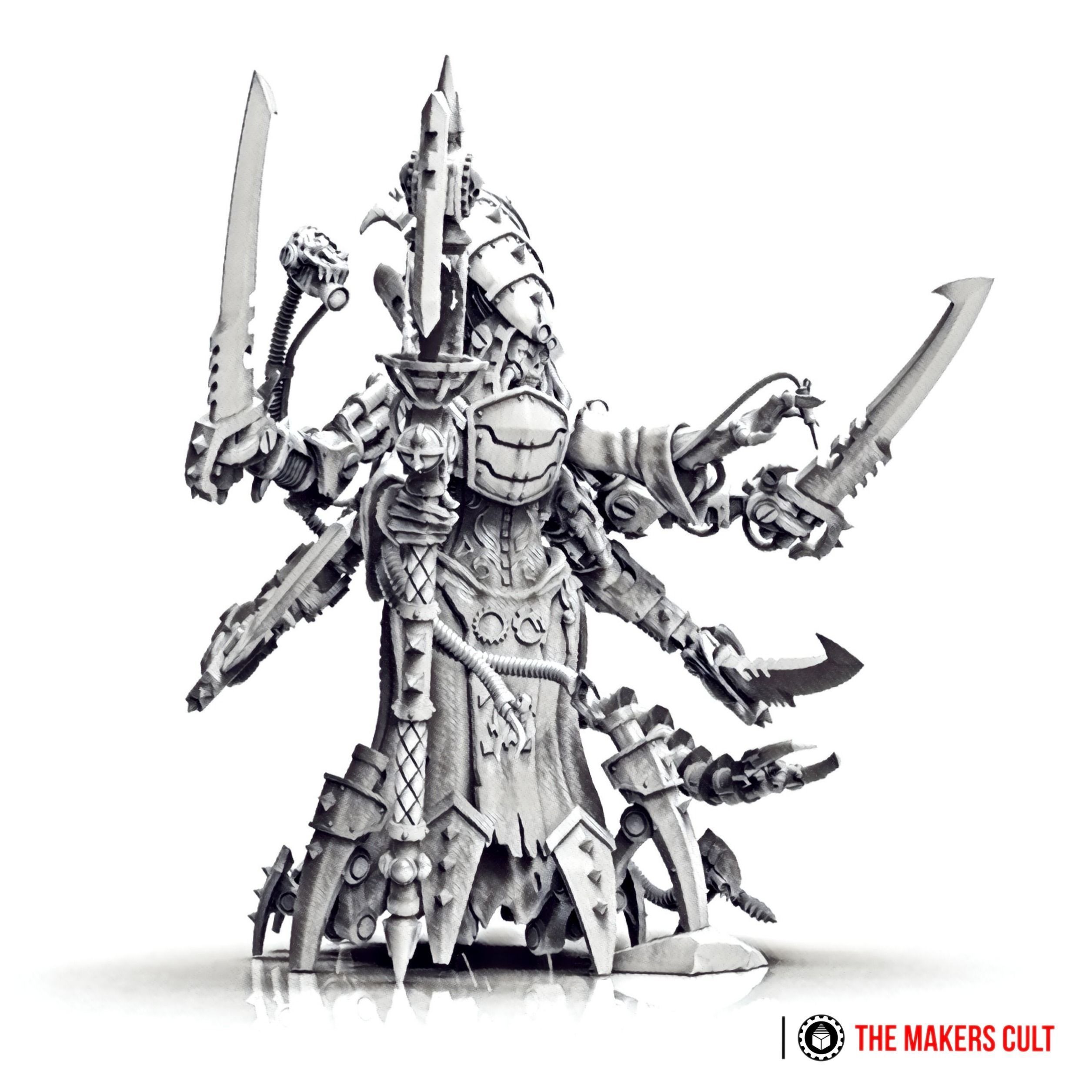 Magna Nemeriss - Iron Hive Swarmlady - Dark Techno Archpriestess 3D print model_8