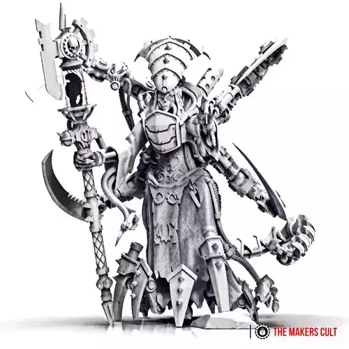 Magna Nemeriss - Iron Hive Swarmlady - Dark Techno Archpriestess 3D print model