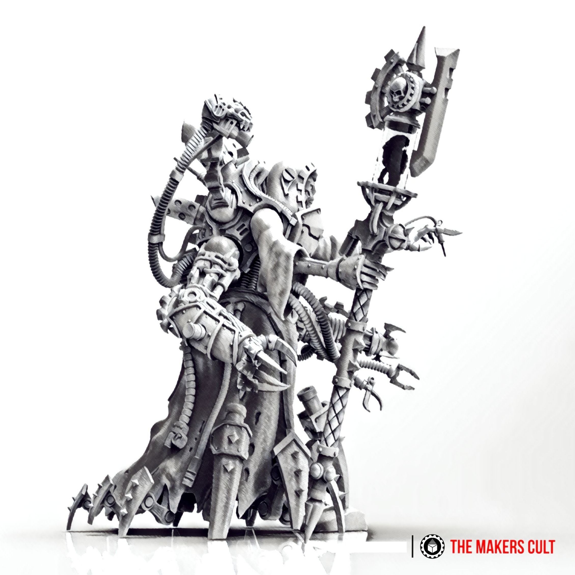 Magna Nemeriss - Iron Hive Swarmlady - Dark Techno Archpriestess 3D print model_5