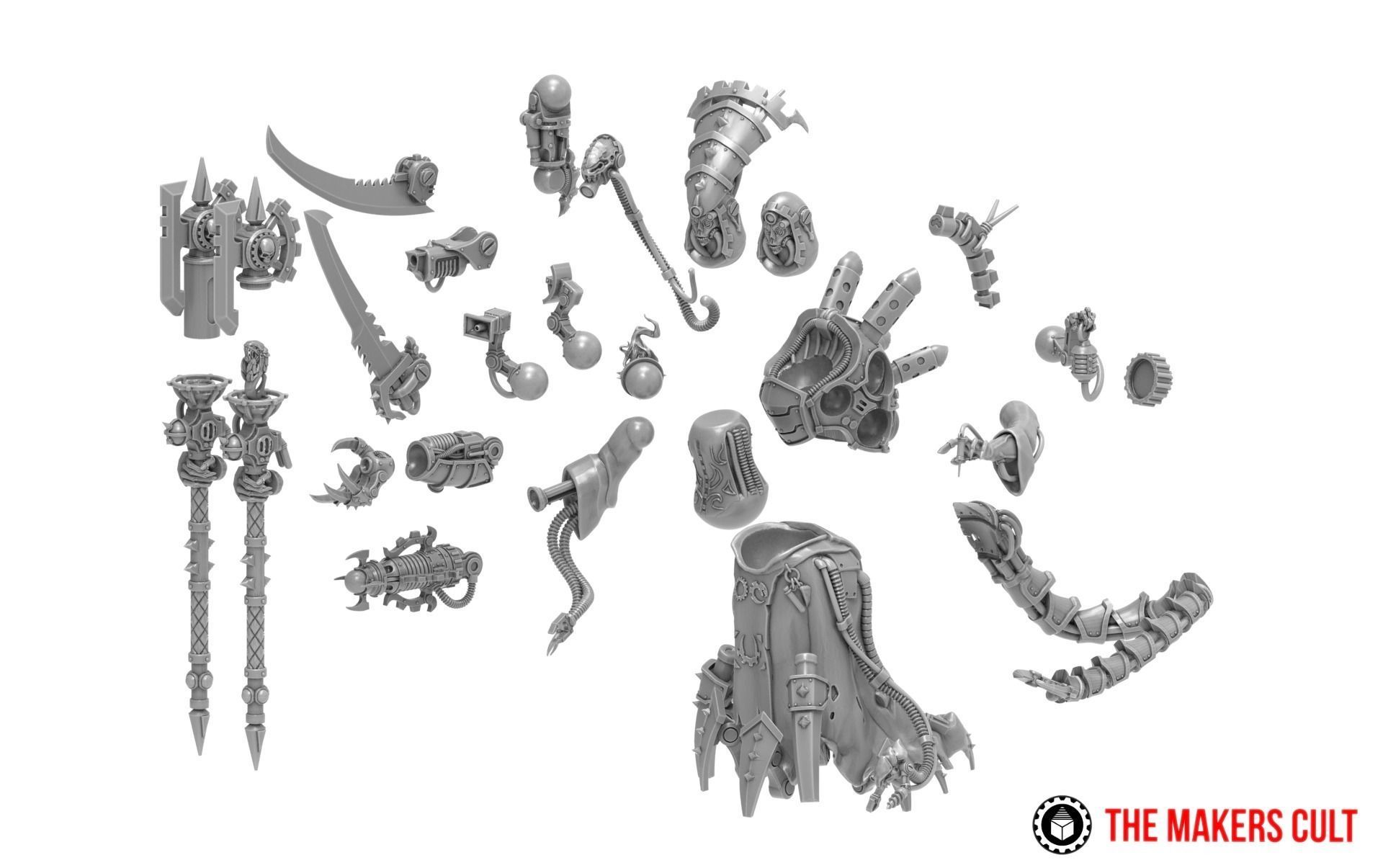 Magna Nemeriss - Iron Hive Swarmlady - Dark Techno Archpriestess 3D print model_11