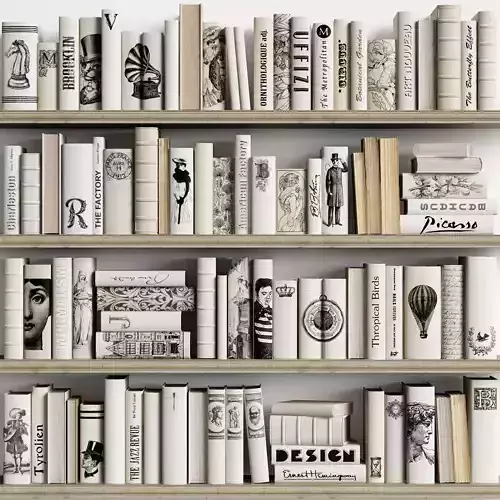 Classic Books 17 3D model