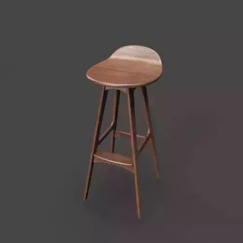 Wooden stool