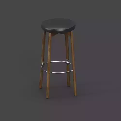 Wooden stool