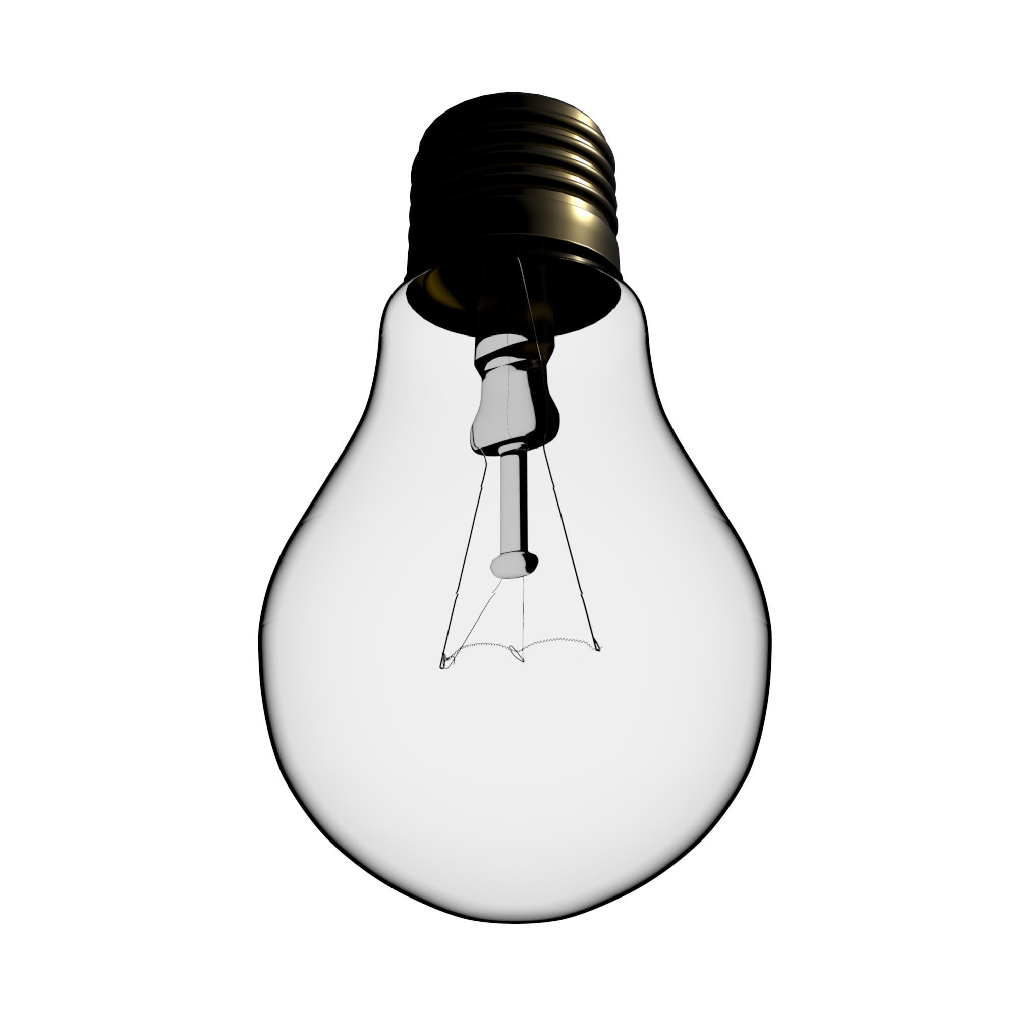 Incandescent lamp 3D model_5
