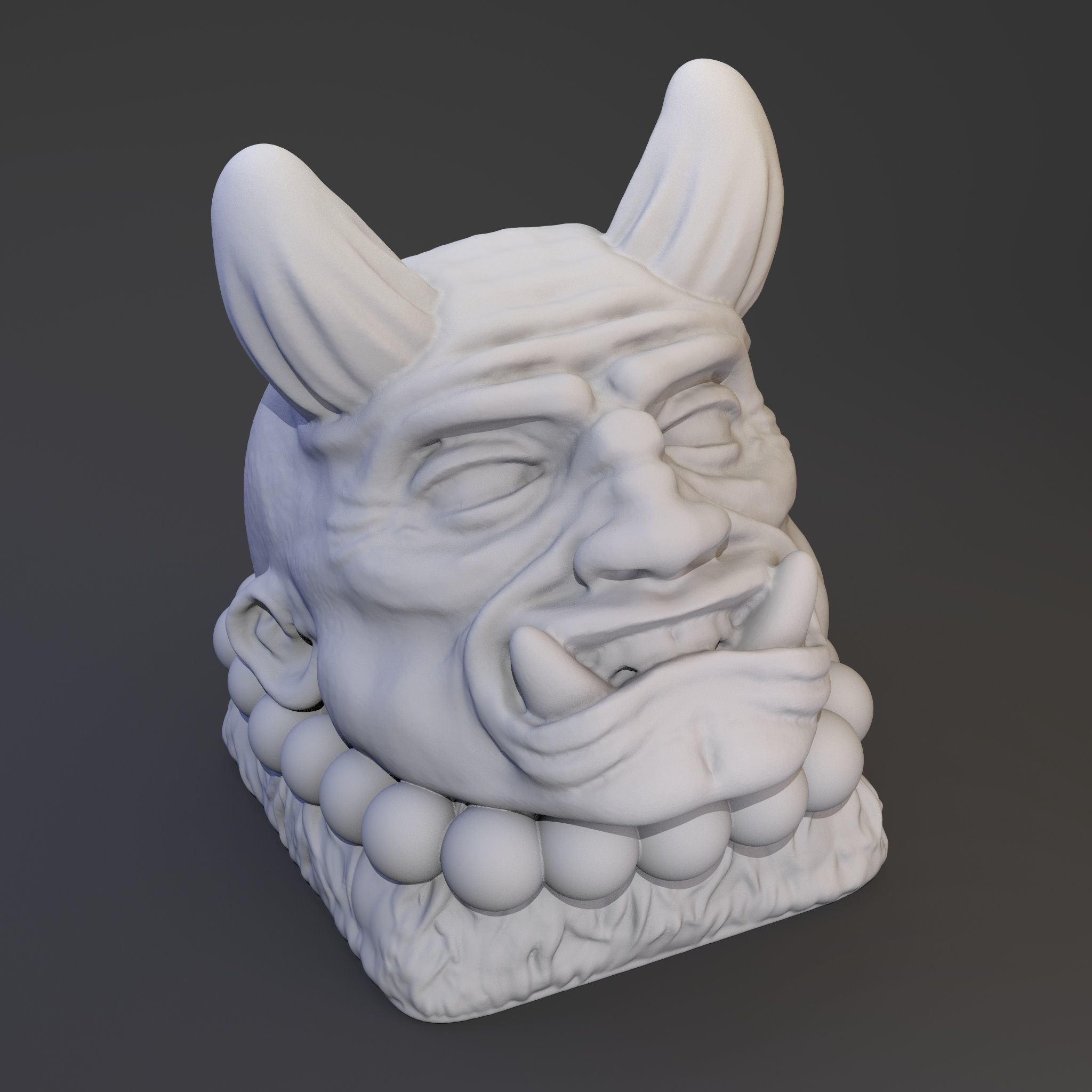 Oni Keycap 3D print model_1