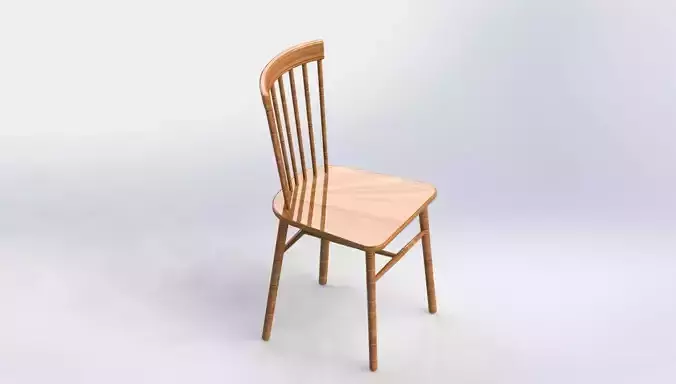 Dinning room chair 3d Model