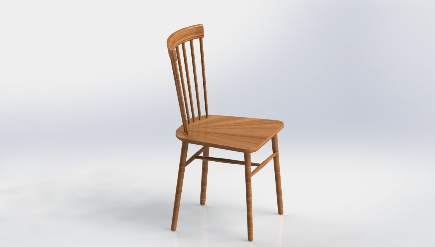Dinning room chair 3d Model 3D model_2