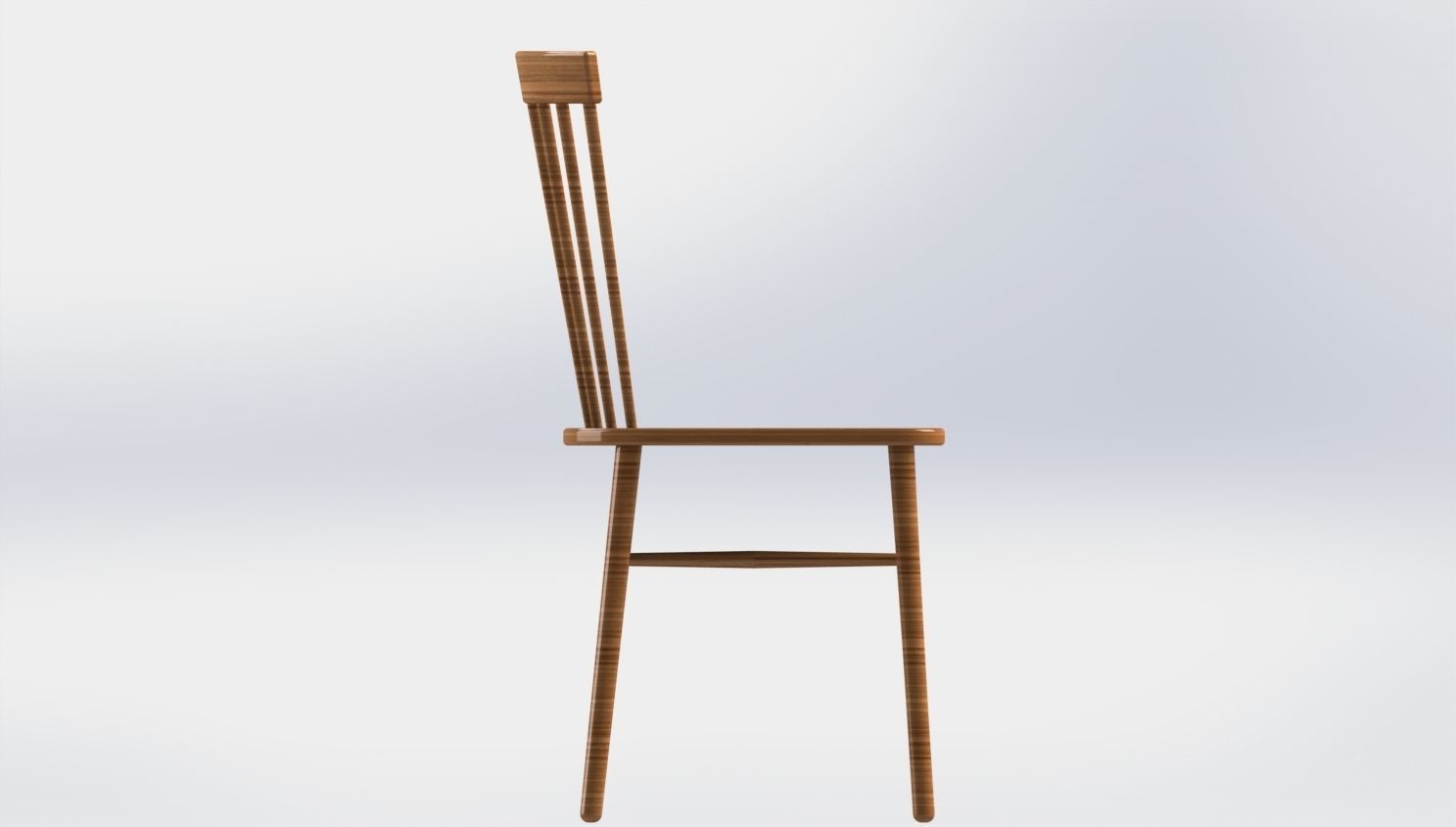 Dinning room chair 3d Model 3D model_3