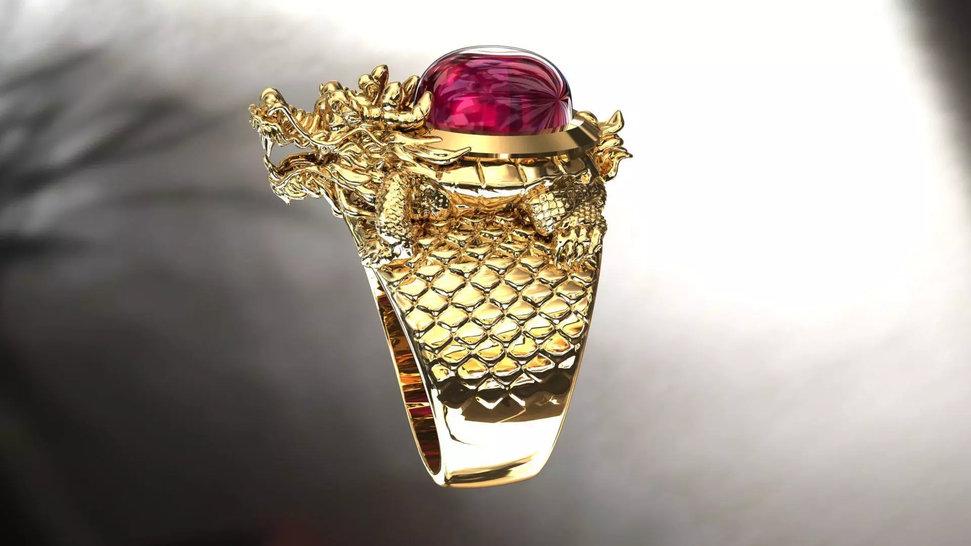 Dragon Ring 3D 3D print model