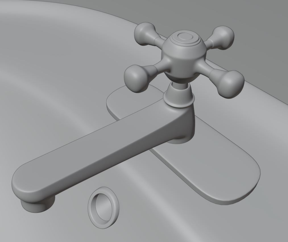 Bathroom Sink 3D model_10