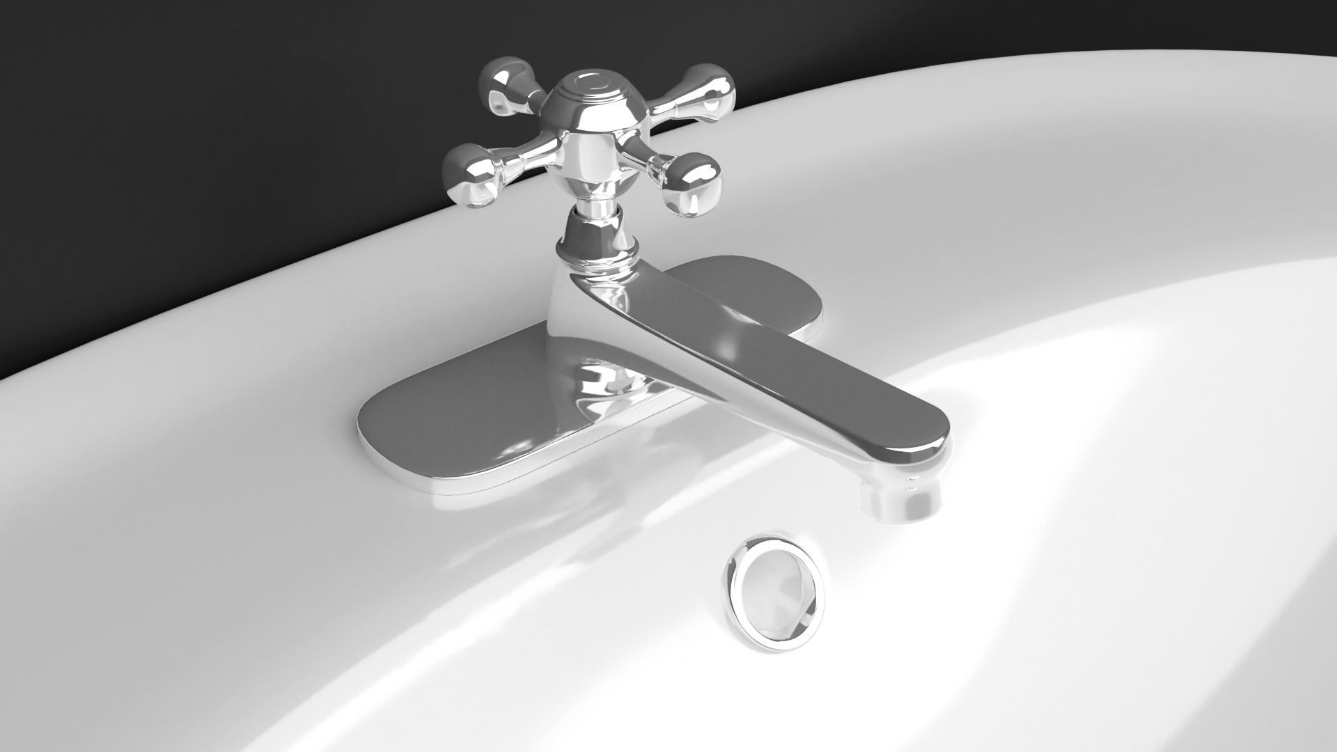 Bathroom Sink 3D model_4