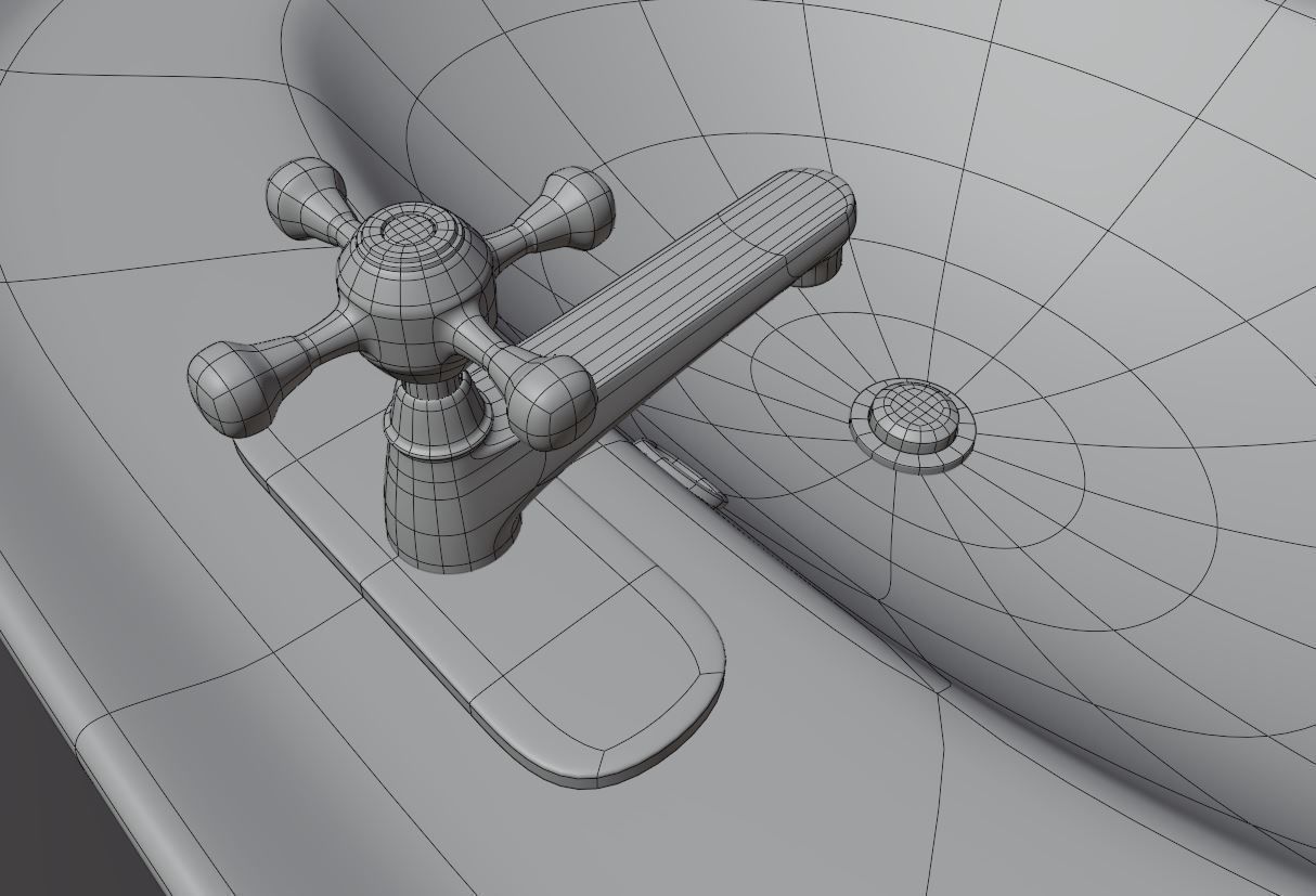 Bathroom Sink 3D model_7