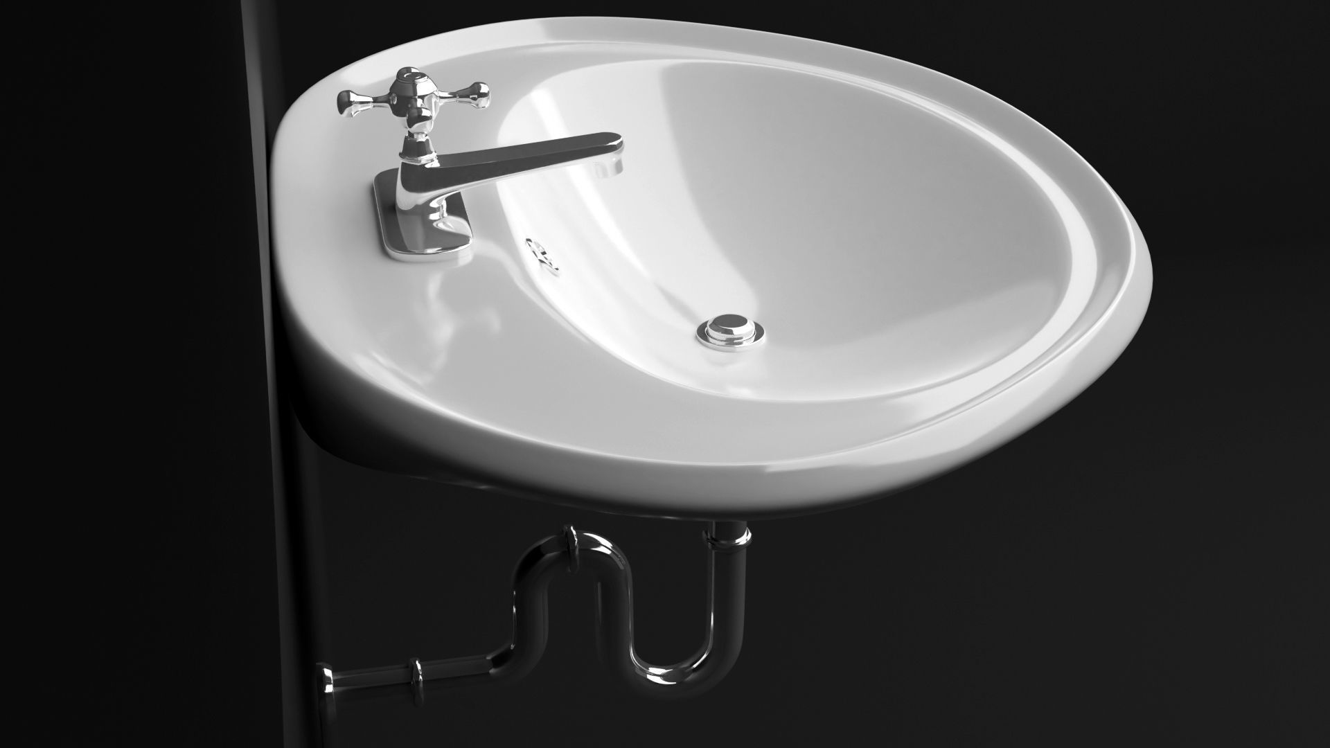 Bathroom Sink 3D model_2