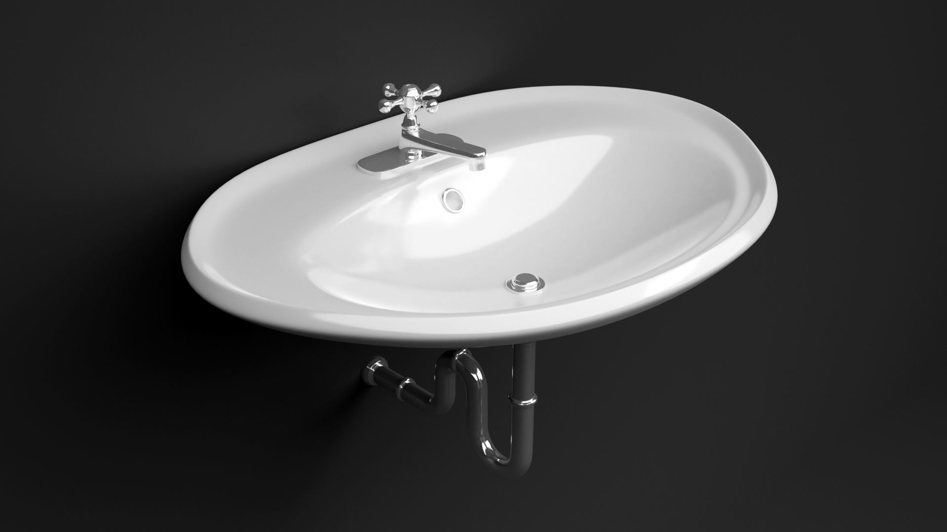 Bathroom Sink 3D model_3
