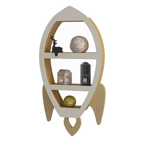 Rocket Nursery Shelf 3D model_1
