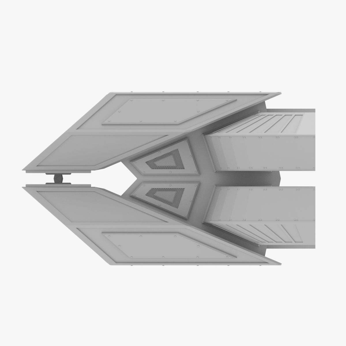 Starship Engine V2 3D model_3