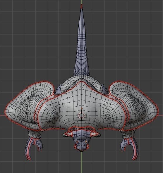 Bull Warrior Low-poly 3D model_10