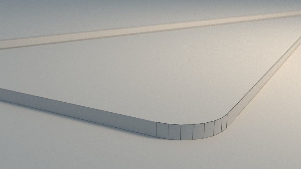 Cutter Mat Low-poly 3D model_6