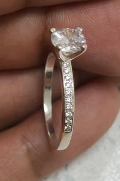 Engagement diamond ring  ready for print 3D print model_32