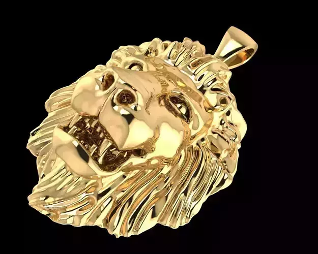 LION FACE PENDANT