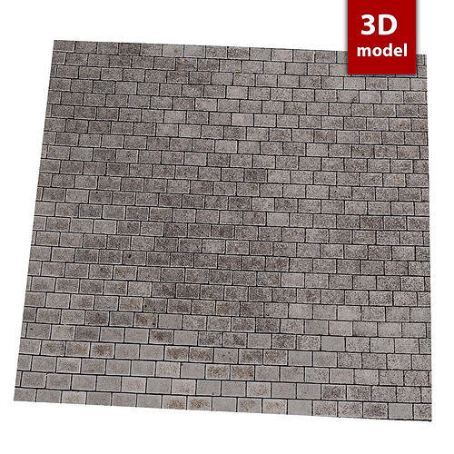 3D model 303 Paving stones VR / AR / low-poly | CGTrader
