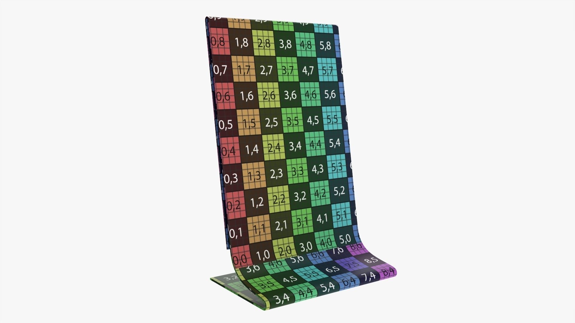 Table talker acrylic mockup 02 3D model_8