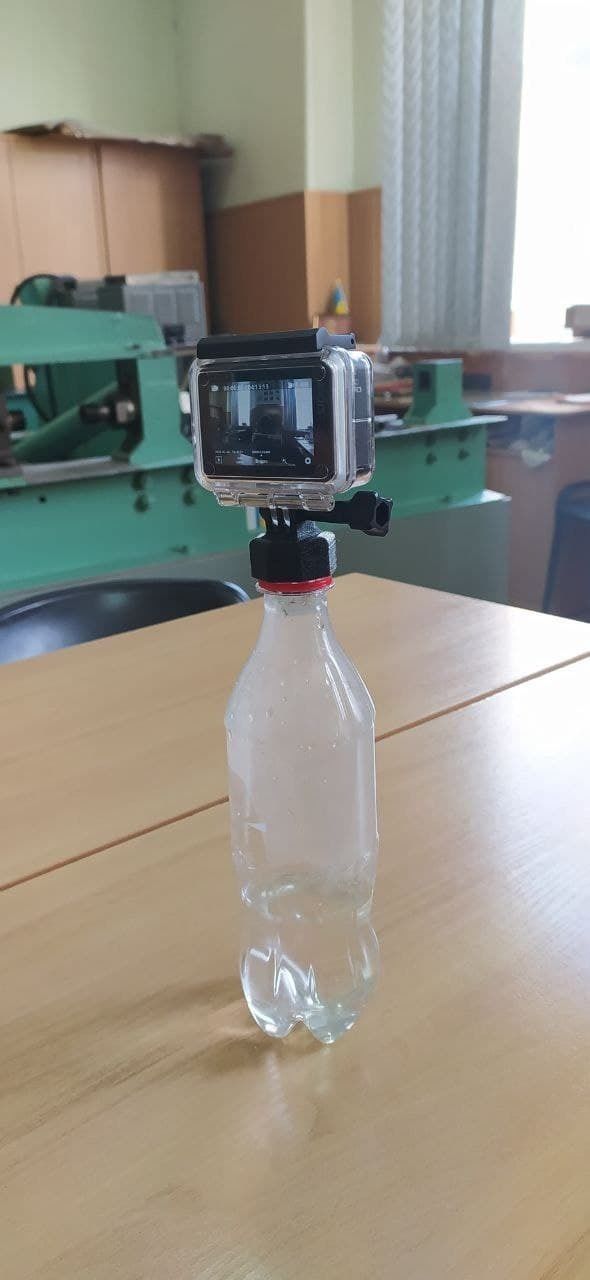 Steady Cam Floating handle  bottle cap for action camera GoPro 3D print model_5