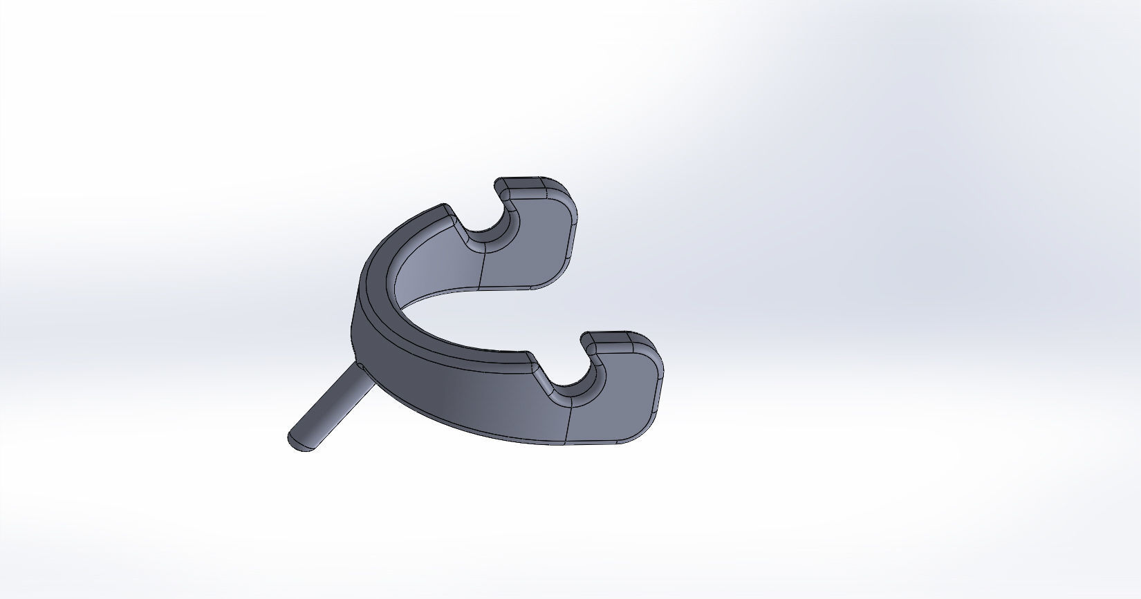 Steady Cam Floating handle  bottle cap for action camera GoPro 3D print model_3