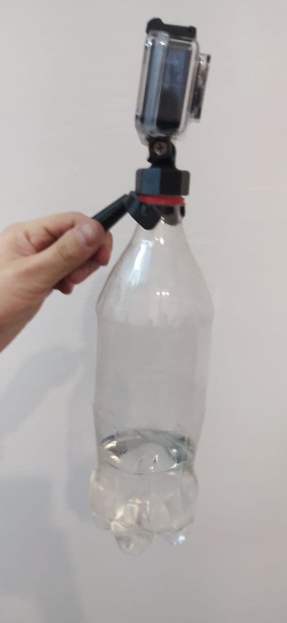 Steady Cam Floating handle  bottle cap for action camera GoPro 3D print model_13