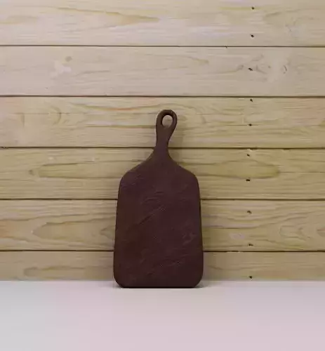 Cutting board Low-poly 3D model Free 3D model