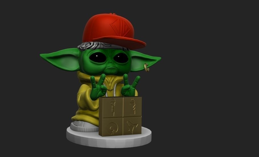 -Knowledge- The Fifth element of Hip-Hop 3D print model_4