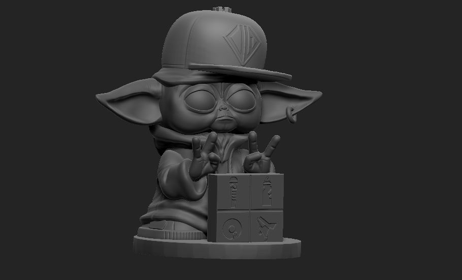 -Knowledge- The Fifth element of Hip-Hop 3D print model_5