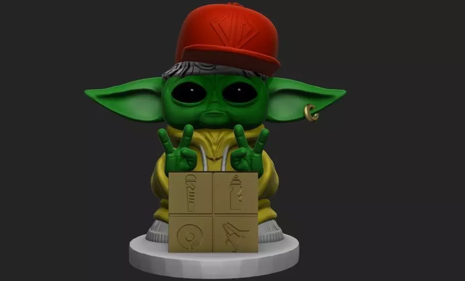 -Knowledge- The Fifth element of Hip-Hop 3D print model_0