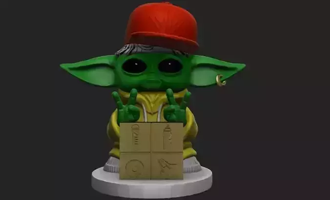 -Knowledge- The Fifth element of Hip-Hop 3D print model