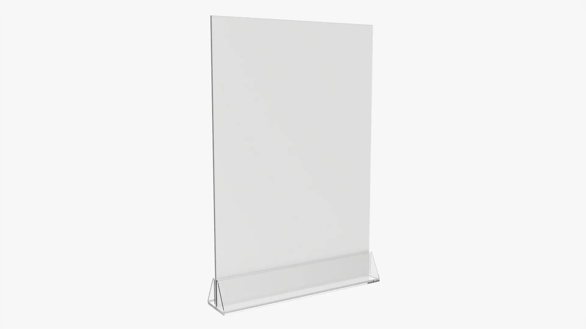 Table talker acrylic mockup 01 3D model_0
