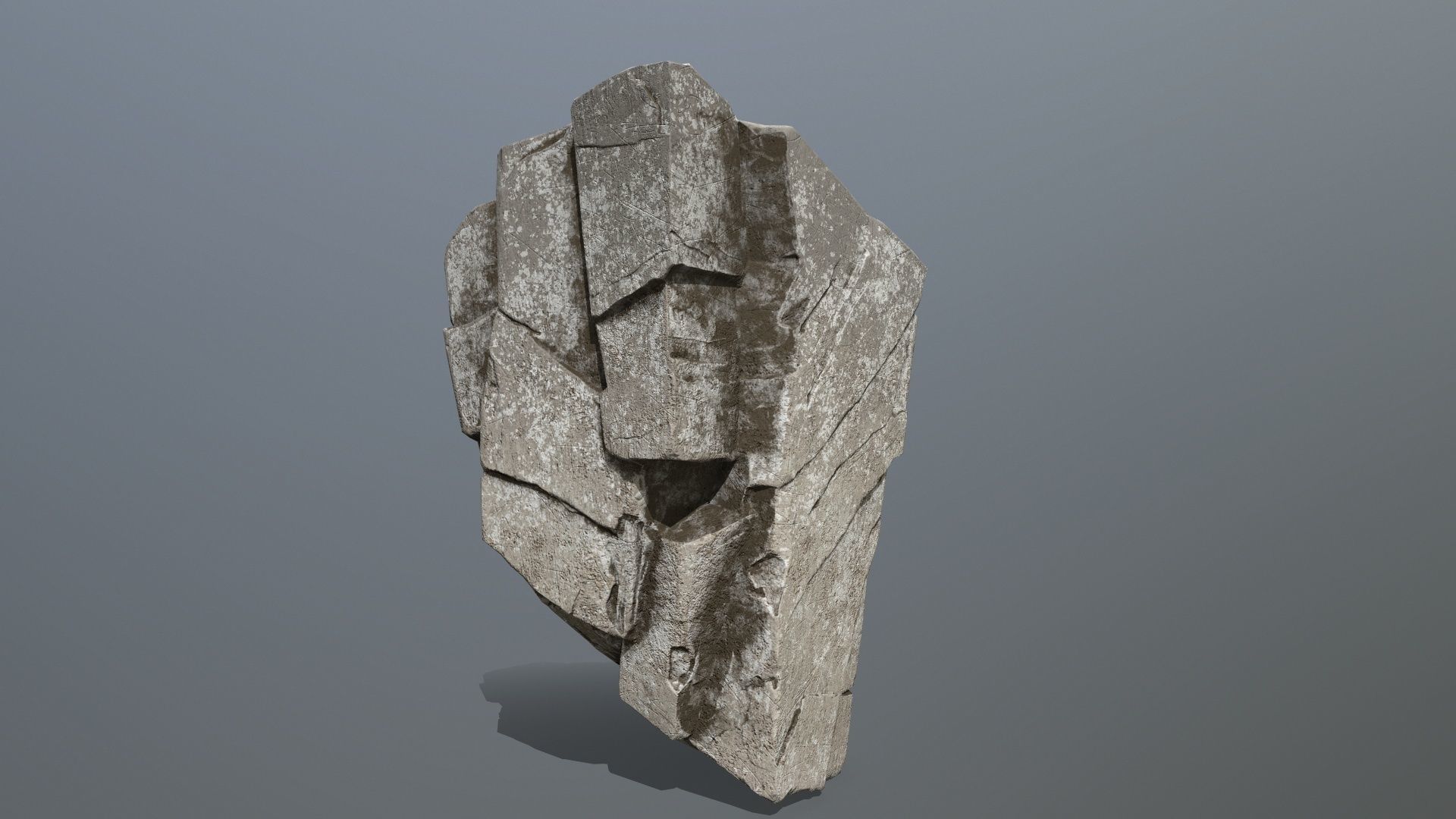 rocks rock Low-poly 3D model_10