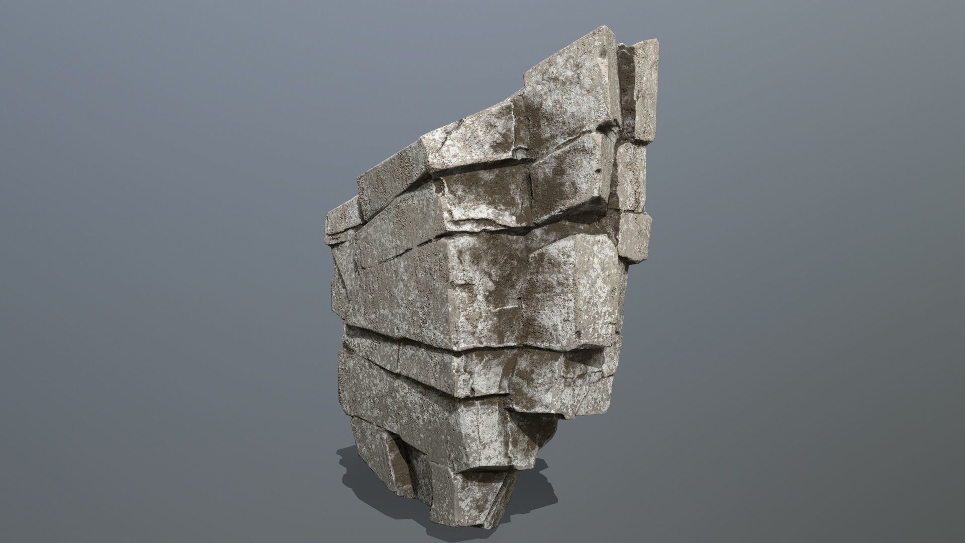 rocks rock Low-poly 3D model_6