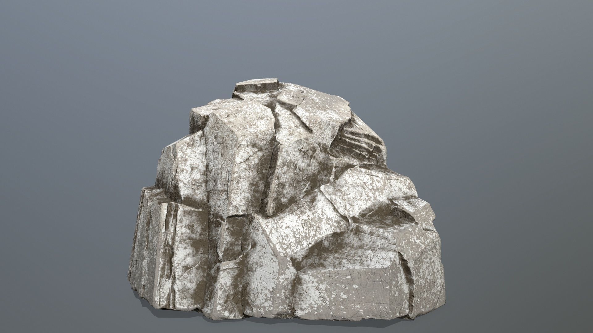 rocks rock Low-poly 3D model_8