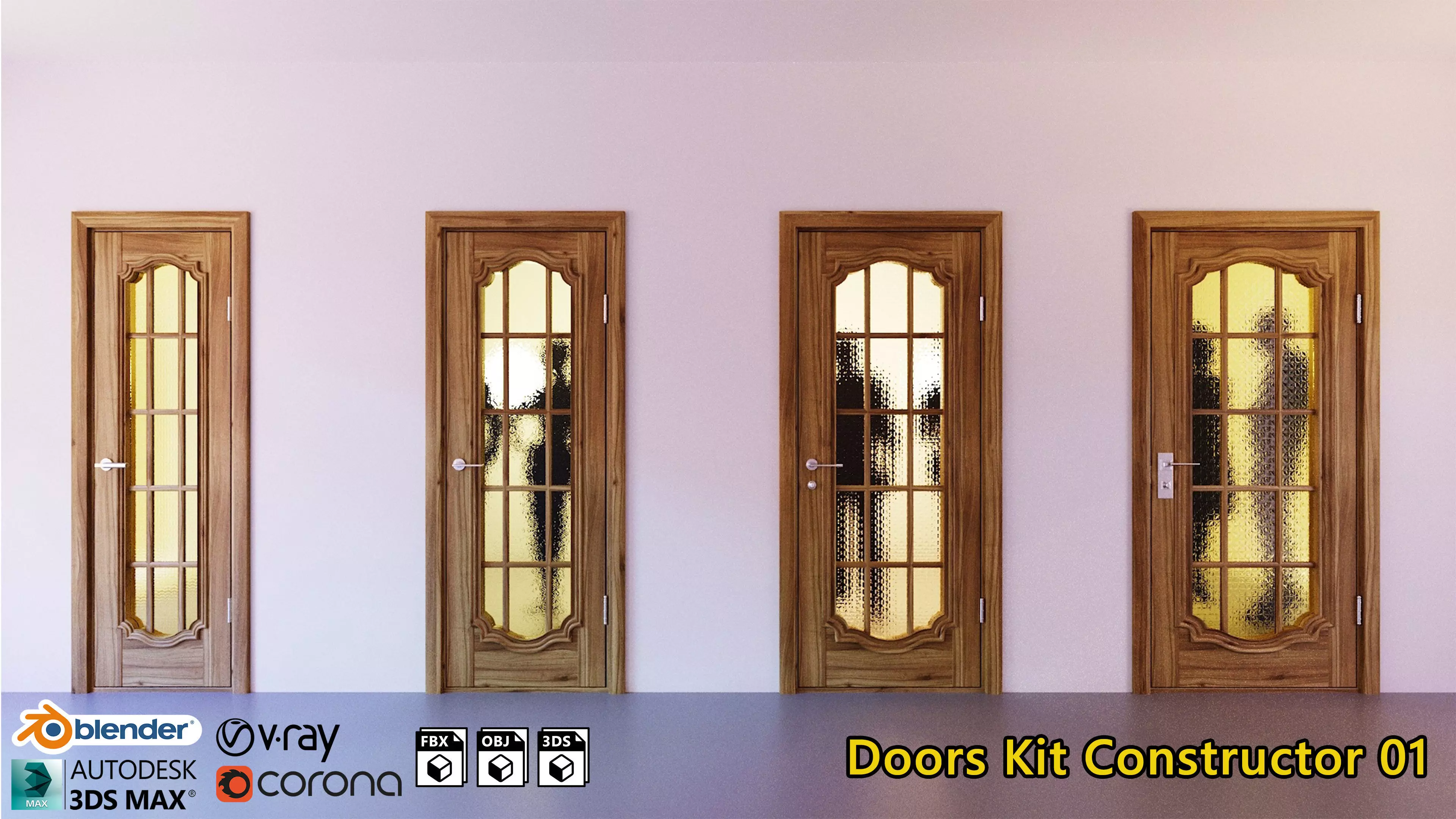 Doors Kit Constructor 01 3D model