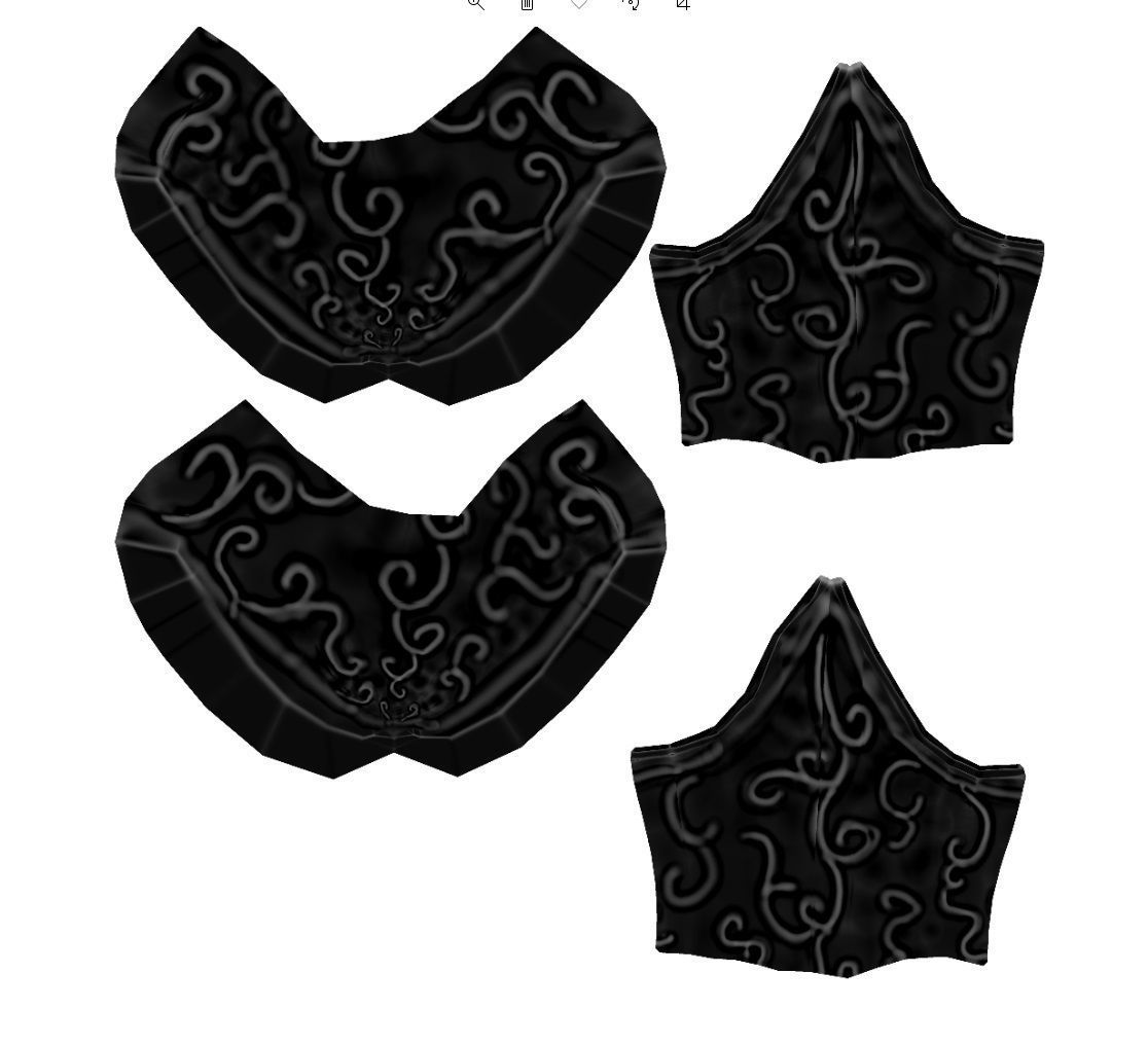 Cat and Bull of Partha Low-poly 3D model_18