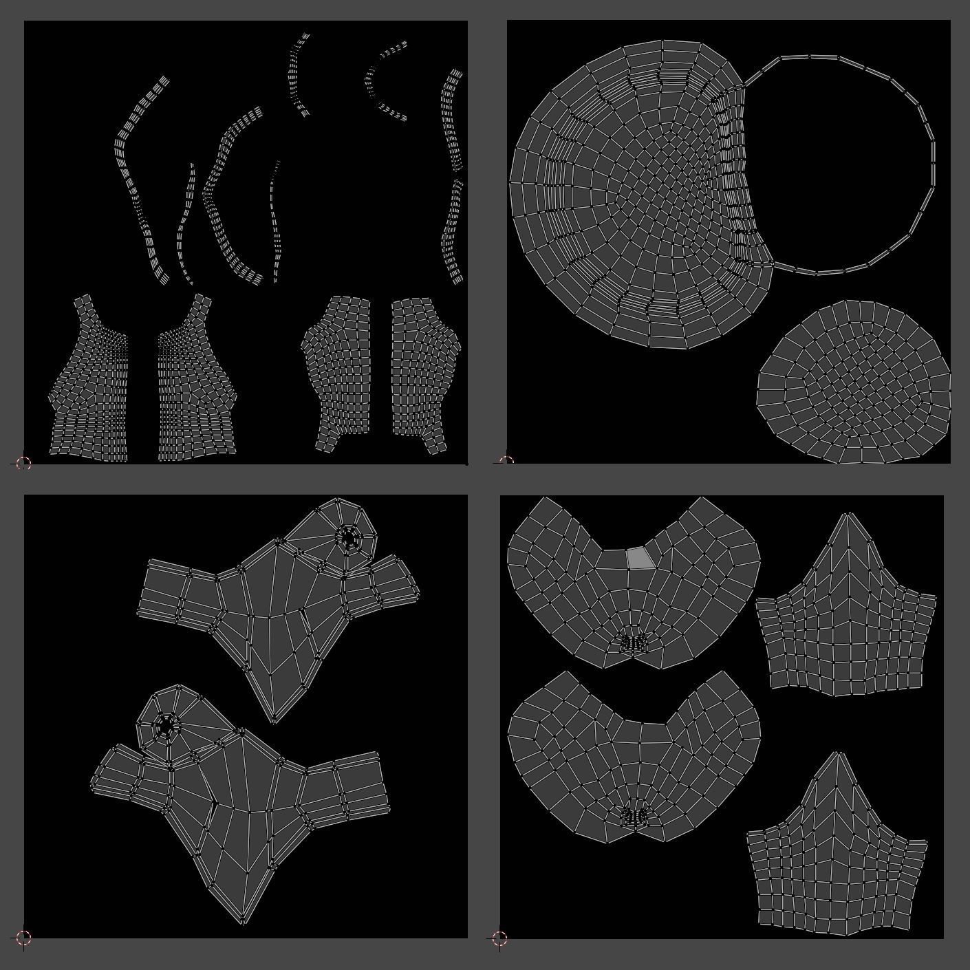 Cat and Bull of Partha Low-poly 3D model_13