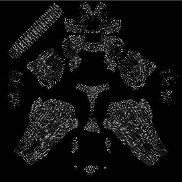 Cat and Bull of Partha Low-poly 3D model_12