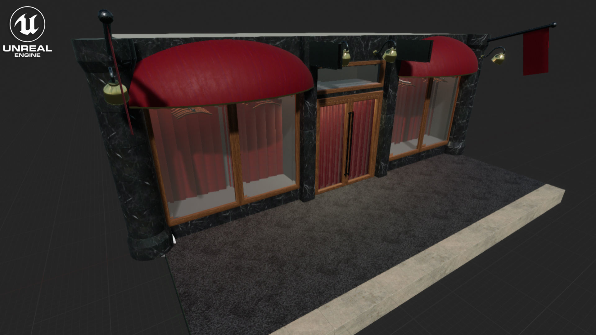 Stores Vol 1 For Unreal And Unity Low-poly 3D model_11